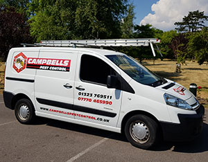 Campbells Pest Control Van